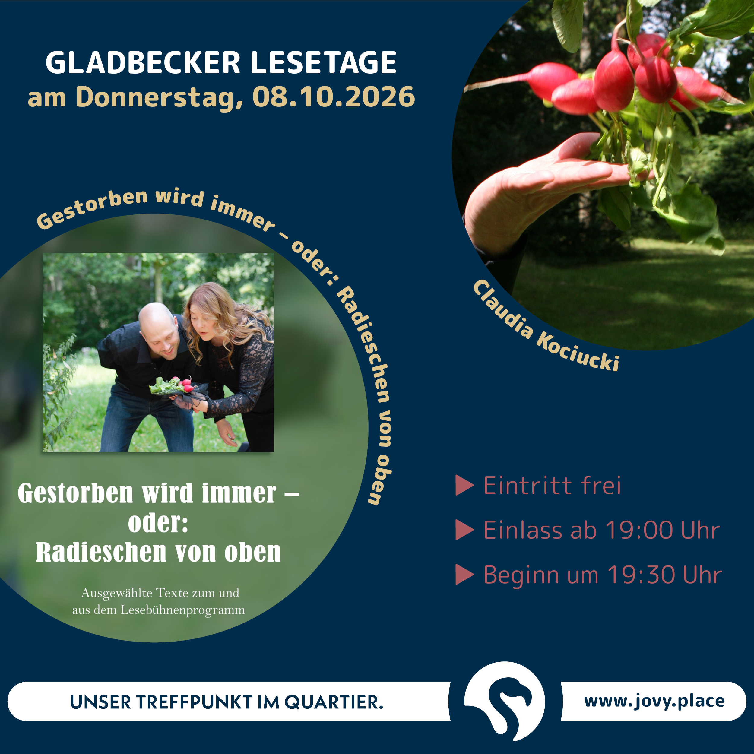 Gladbecker Lesetage: Gestorben wird immer – oder: Radieschen von oben