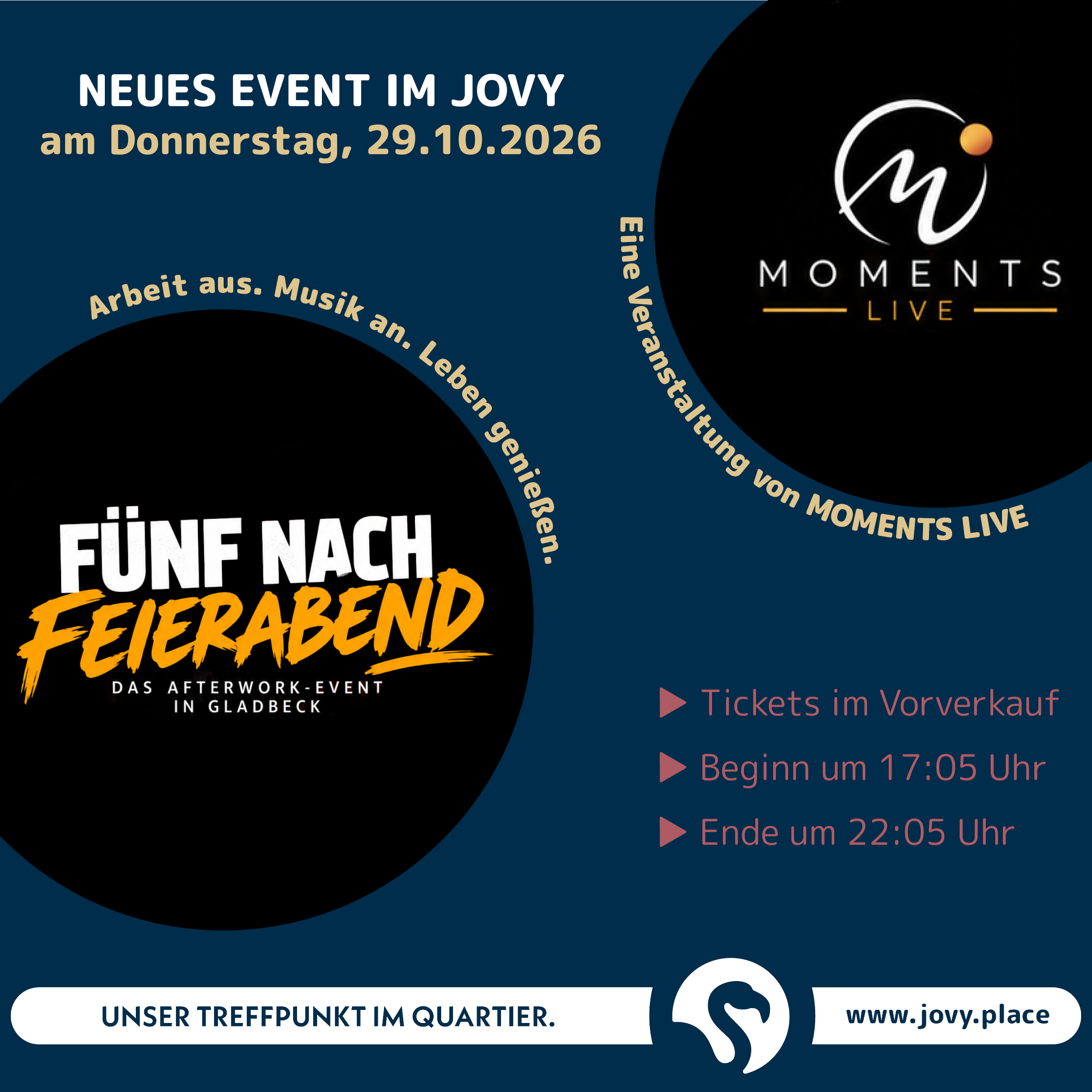 Fünf nach Feierabend – Die Afterwork-Party in Gladbeck
